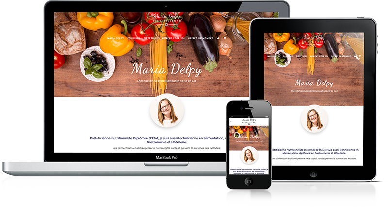 Exemple de réalisation de site internet à Gramat