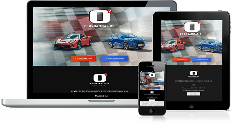 Exemple de réalisation de site web à Brive